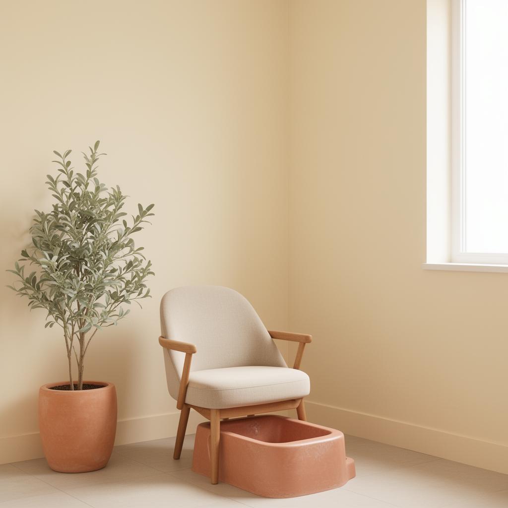 Calm interior of Lauren Nails day spa